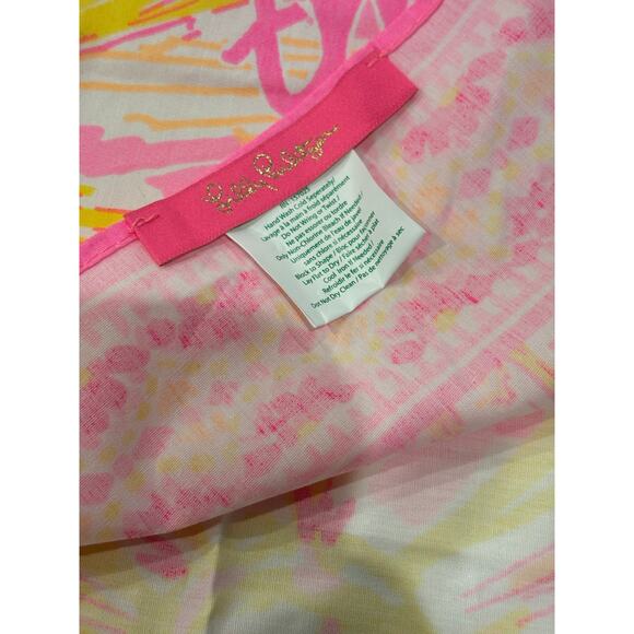 Lilly Pulitzer Be the Sunshine Scarf / Bandana GWP EUC - Picture 6 of 8